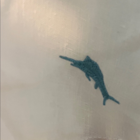 Tommy Bahama White Linen Men's Shirt - Picture 3 of 3